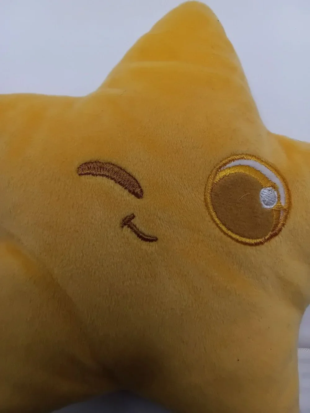 Disney Pixar Pier Star Plush Winking La Luna Gold Yellow 7”